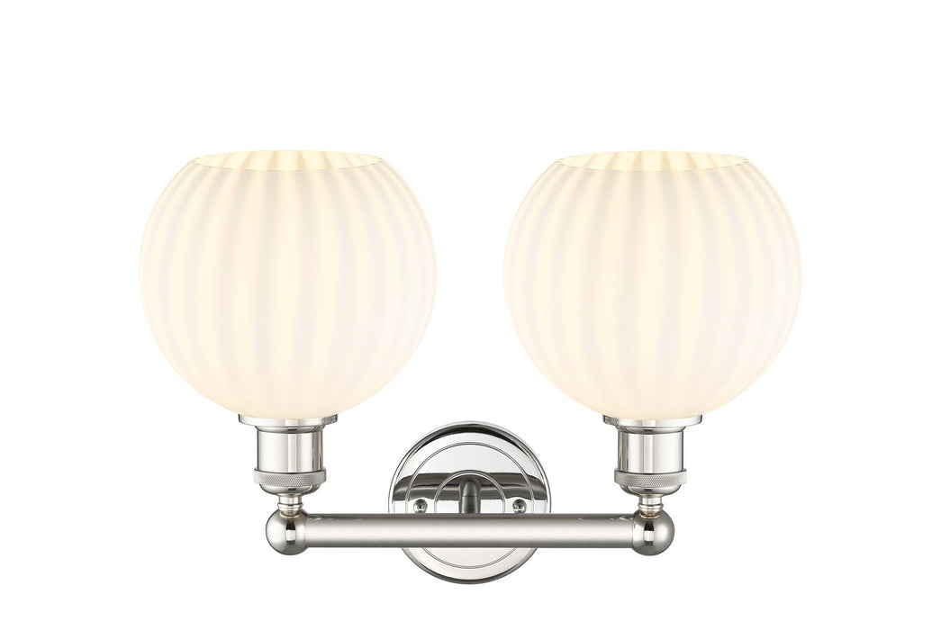 Innovations 616-2W-PN-G1217-8WV LED Bath Vanity, Polished Nickel