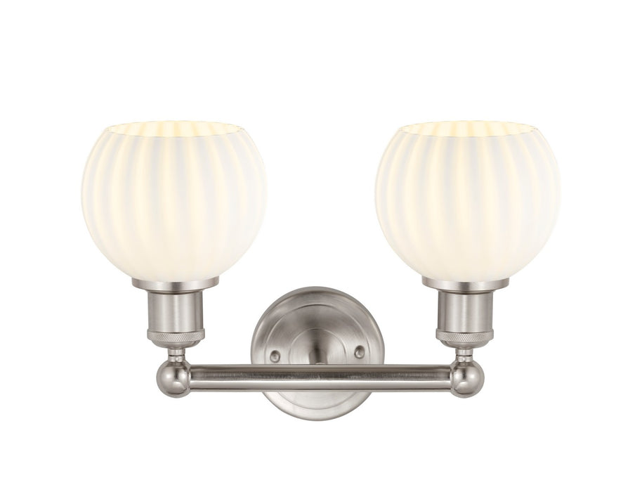 Innovations 616-2W-SN-G1217-6WV LED Bath Vanity, Brushed Satin Nickel