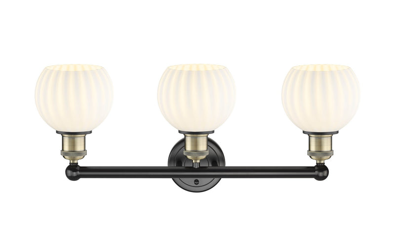 Innovations 616-3W-BAB-G1217-6WV LED Bath Vanity, Black Antique Brass