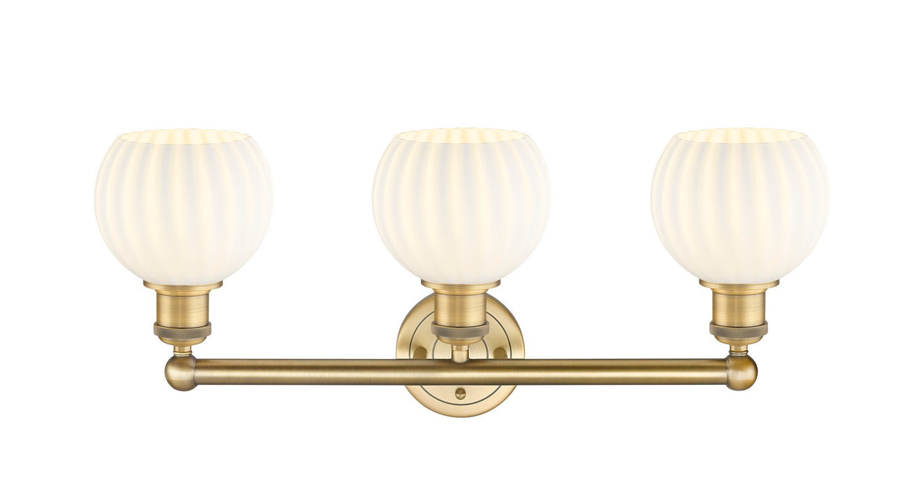 Innovations 616-3W-BB-G1217-6WV LED Bath Vanity, Brushed Brass