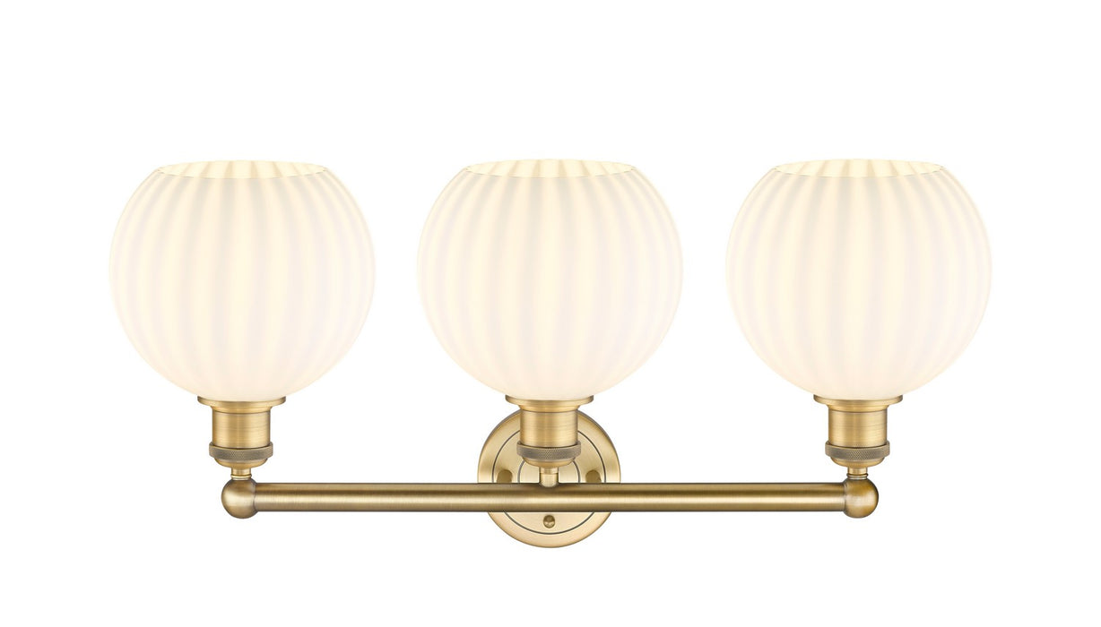 Innovations 616-3W-BB-G1217-8WV LED Bath Vanity, Brushed Brass