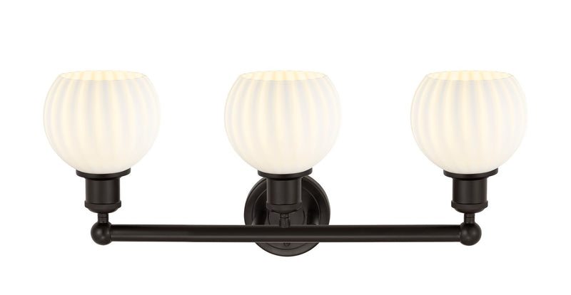 Innovations 616-3W-OB-G1217-6WV LED Bath Vanity, Oil Rubbed Bronze