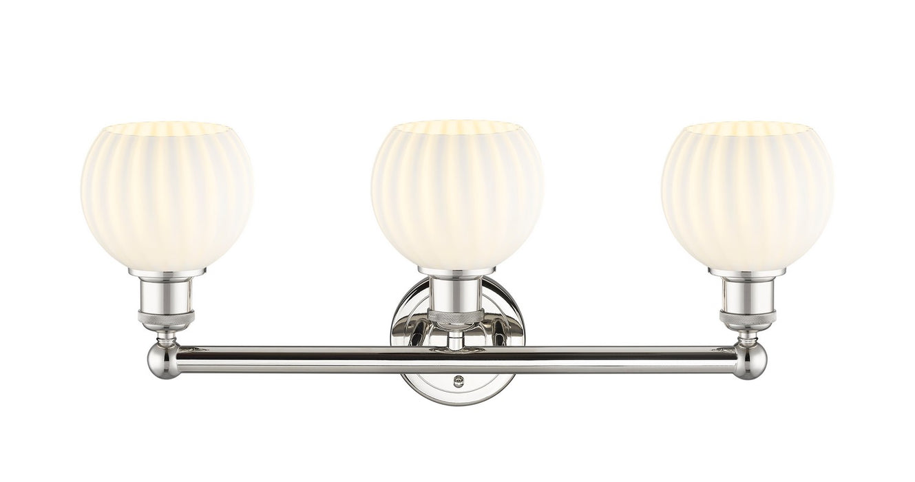 Innovations 616-3W-PN-G1217-6WV LED Bath Vanity, Polished Nickel