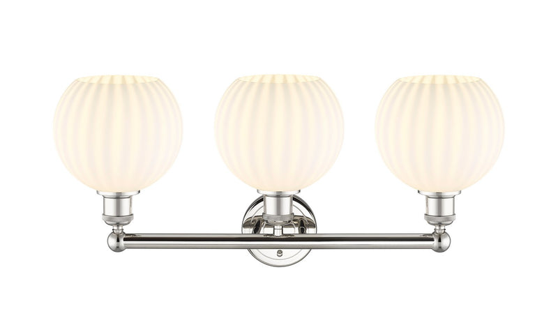 Innovations 616-3W-PN-G1217-8WV LED Bath Vanity, Polished Nickel