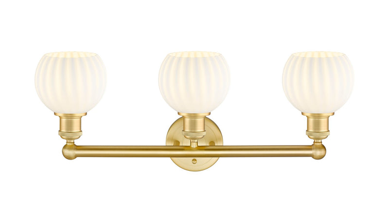 Innovations 616-3W-SG-G1217-6WV LED Bath Vanity, Satin Gold