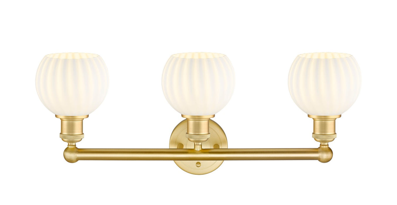 Innovations 616-3W-SG-G1217-6WV LED Bath Vanity, Satin Gold