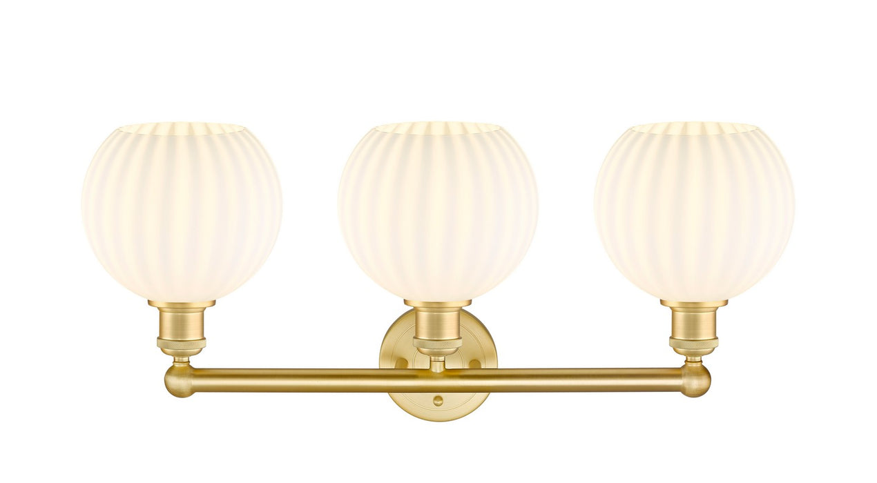 Innovations 616-3W-SG-G1217-8WV LED Bath Vanity, Satin Gold