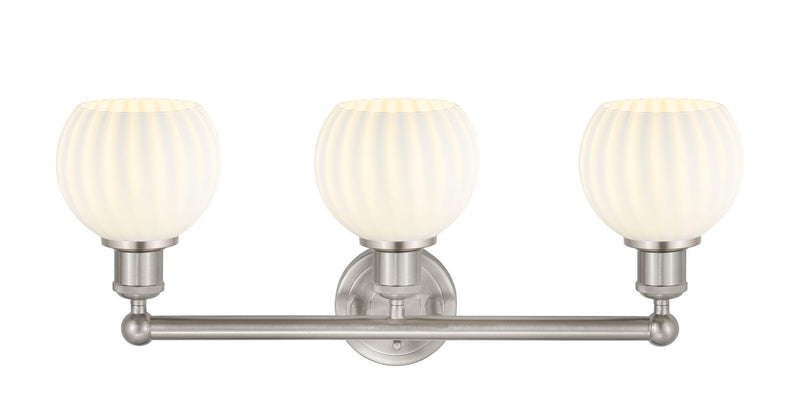Innovations 616-3W-SN-G1217-6WV LED Bath Vanity, Brushed Satin Nickel