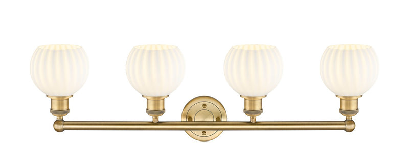 Innovations 616-4W-BB-G1217-6WV LED Bath Vanity, Brushed Brass