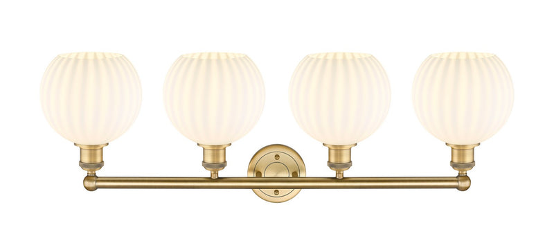 Innovations 616-4W-BB-G1217-8WV LED Bath Vanity, Brushed Brass