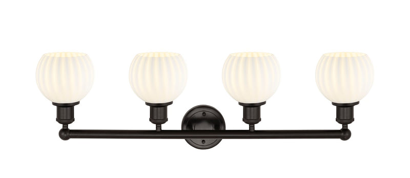 Innovations 616-4W-OB-G1217-6WV LED Bath Vanity, Oil Rubbed Bronze