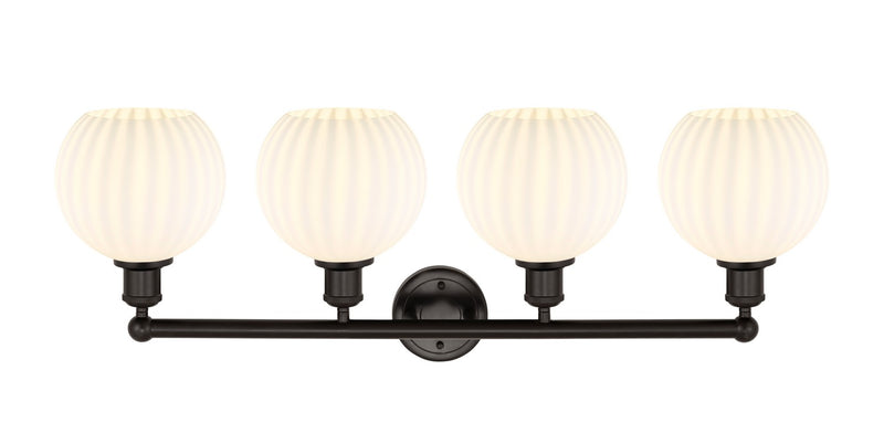 Innovations 616-4W-OB-G1217-8WV LED Bath Vanity, Oil Rubbed Bronze