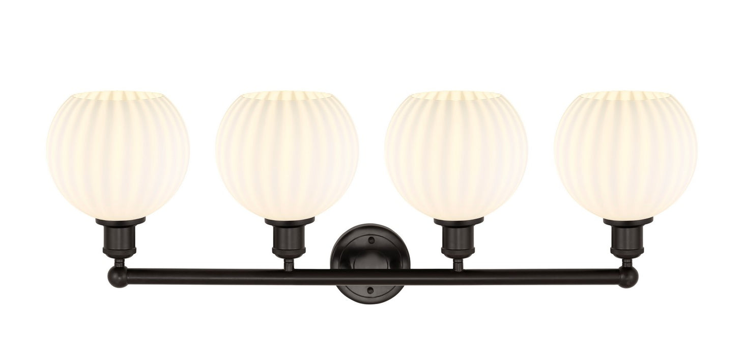 Innovations 616-4W-OB-G1217-8WV LED Bath Vanity, Oil Rubbed Bronze