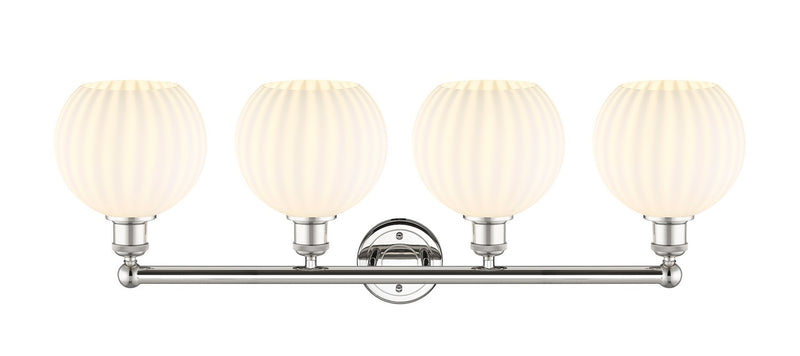 Innovations 616-4W-PN-G1217-8WV LED Bath Vanity, Polished Nickel