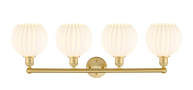Innovations 616-4W-SG-G1217-8WV LED Bath Vanity, Satin Gold