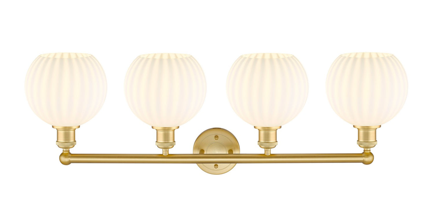 Innovations 616-4W-SG-G1217-8WV LED Bath Vanity, Satin Gold