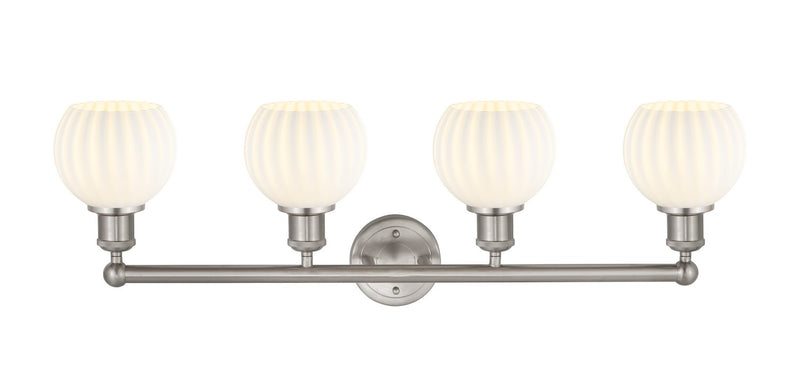 Innovations 616-4W-SN-G1217-6WV LED Bath Vanity, Brushed Satin Nickel