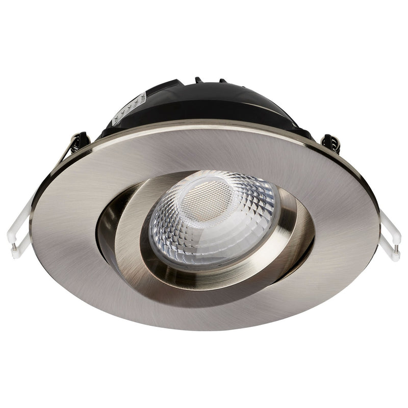 Satco S11620R1 LED Downlight, Brushed Nickel