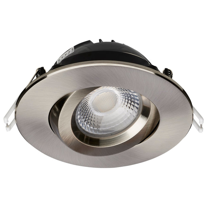 Satco S11620R1 LED Downlight, Brushed Nickel