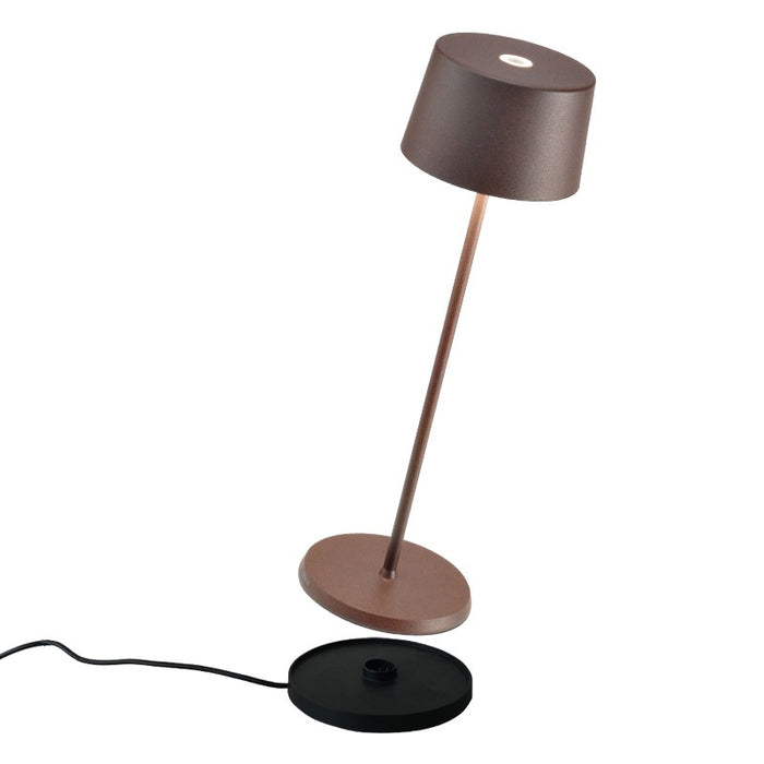 Zafferano LD0850R4 LED Table Lamp, Rust
