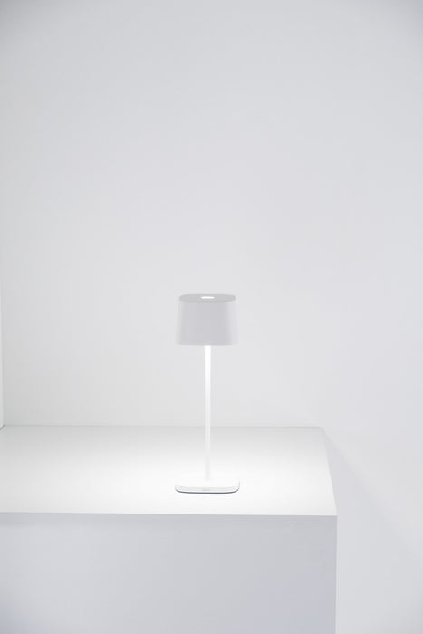 Zafferano LD0870B4 LED Table Lamp, White