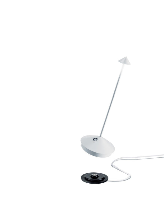 Zafferano LD0650B4 LED Table Lamp, White
