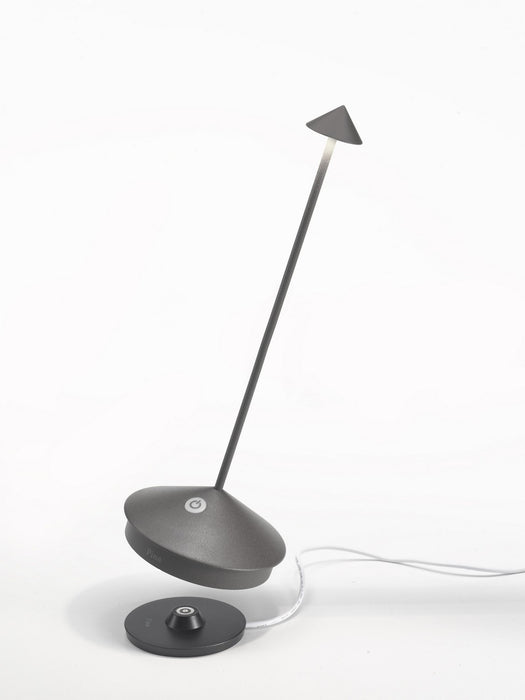 Zafferano LD0650N4 LED Table Lamp, Dark grey