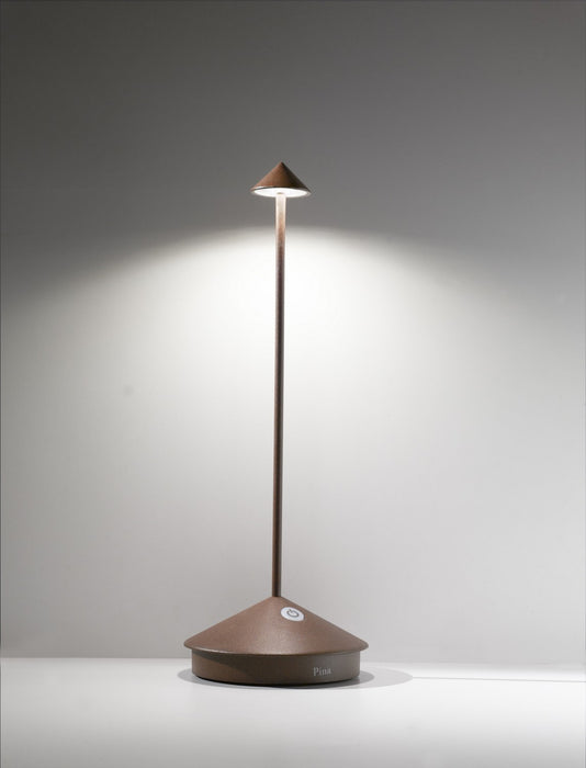Zafferano LD0650R4 LED Table Lamp, Rust