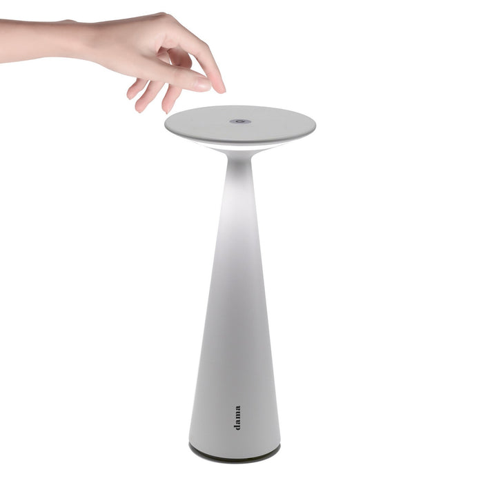 Zafferano LD0610B3 LED Table Lamp, White