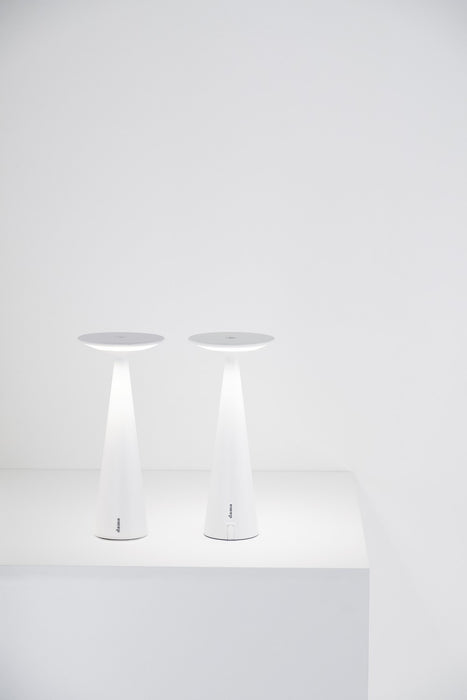 Zafferano LD0610B3 LED Table Lamp, White