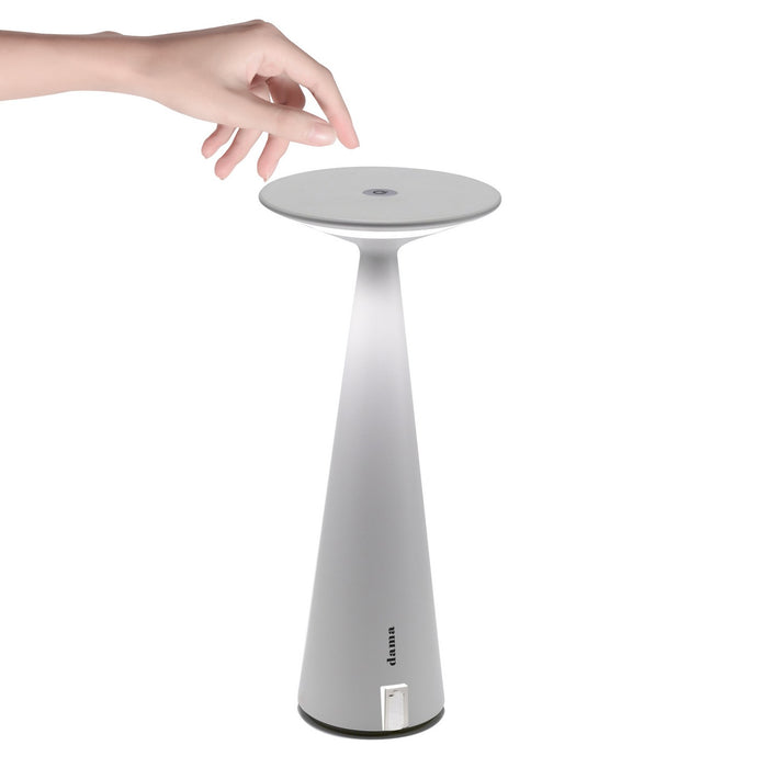 Zafferano LD0611B3 LED Table Lamp, White