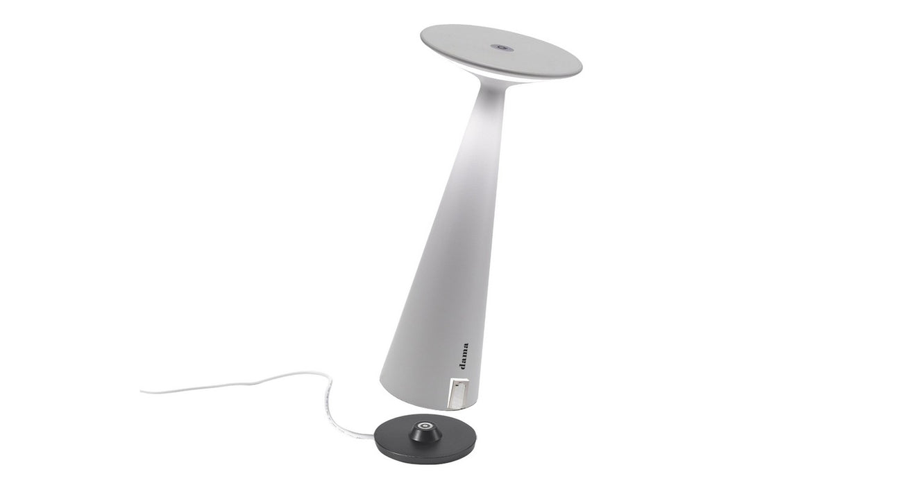 Zafferano LD0611B3 LED Table Lamp, White
