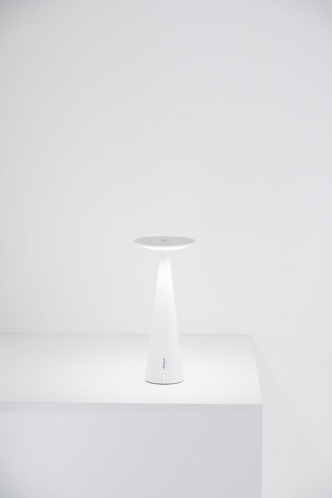 Zafferano LD0611B3 LED Table Lamp, White