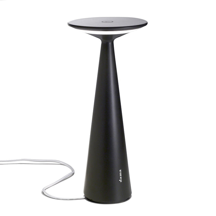 Zafferano LD0610N3 LED Table Lamp, Black