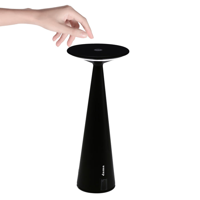 Zafferano LD0611N3 LED Table Lamp, Black