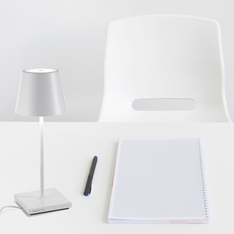 Zafferano LD0320B4 LED Table Lamp, White