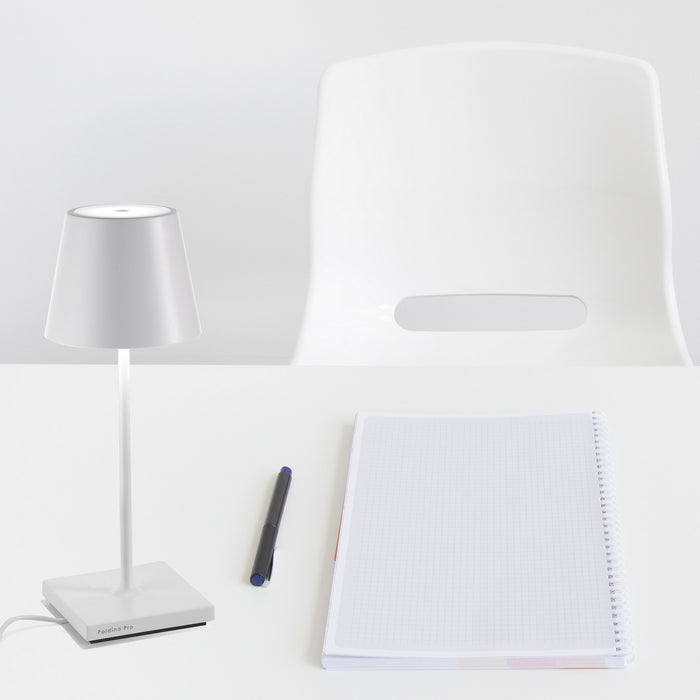 Zafferano LD0320B4 LED Table Lamp, White