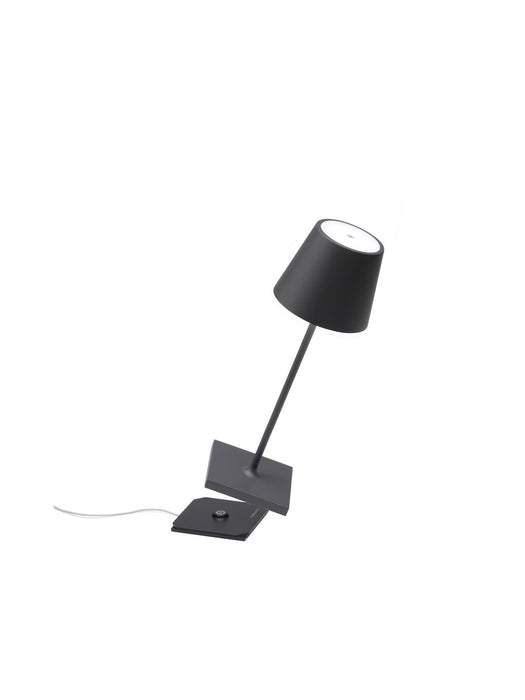 Zafferano LD0320N4 LED Table Lamp, Dark grey