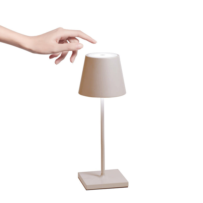 Zafferano LD0320S4 LED Table Lamp, Sand