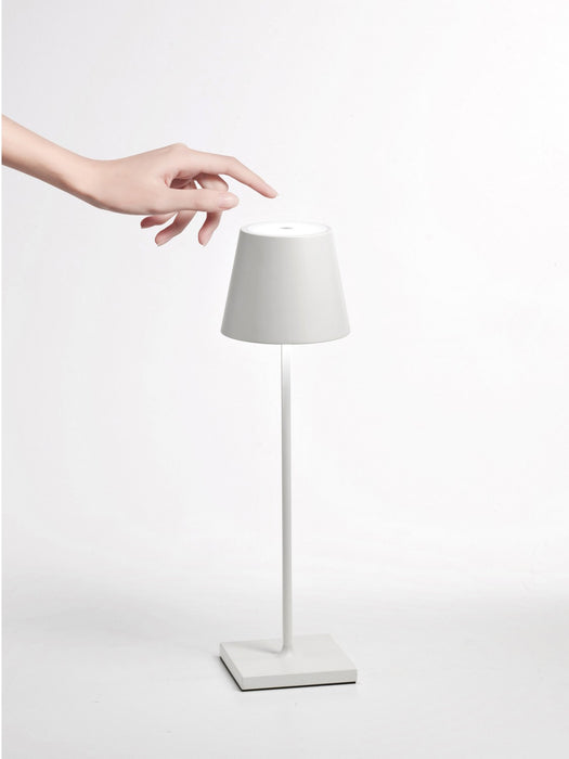 Zafferano LD0340B4 LED Table Lamp, White