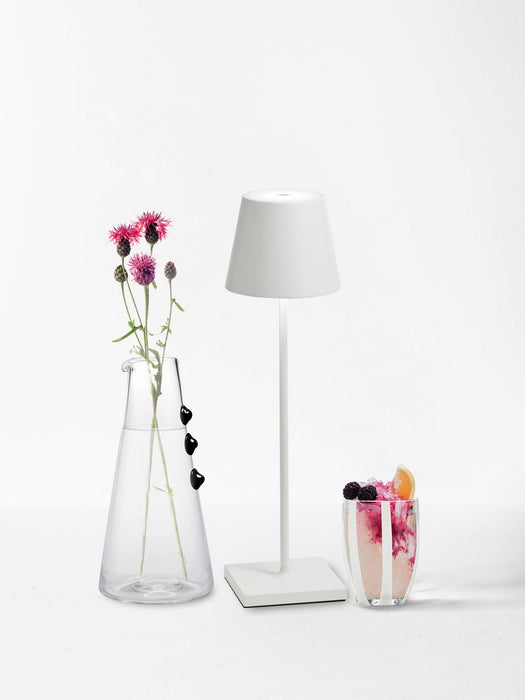 Zafferano LD0340B4 LED Table Lamp, White