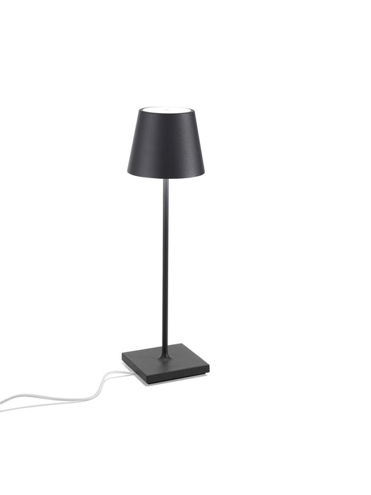 Zafferano LD0340N4 LED Table Lamp, Dark grey