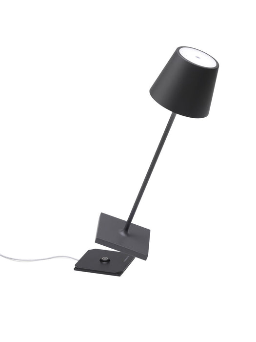 Zafferano LD0340N4 LED Table Lamp, Dark grey