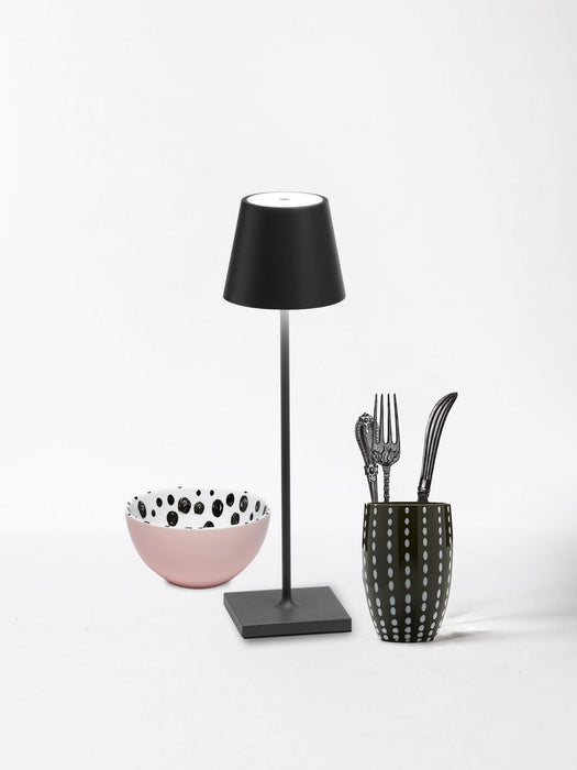 Zafferano LD0340N4 LED Table Lamp, Dark grey