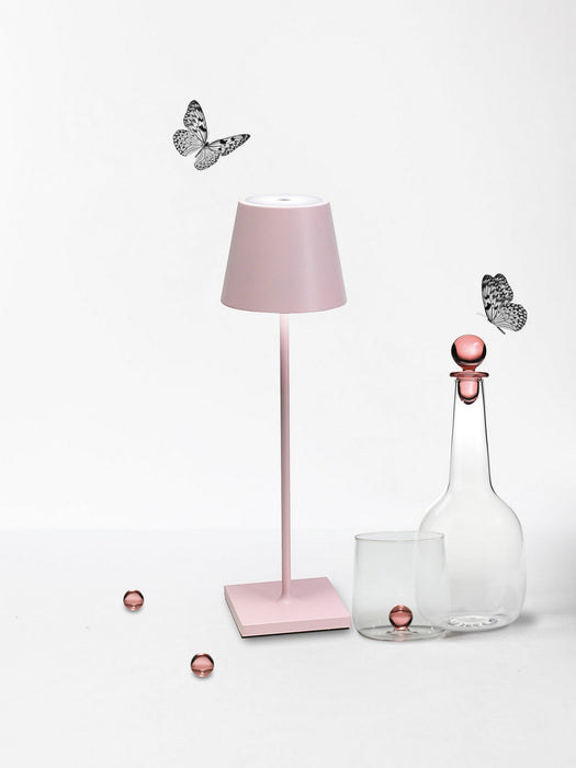 Zafferano LD0340P4 LED Table Lamp, Pink