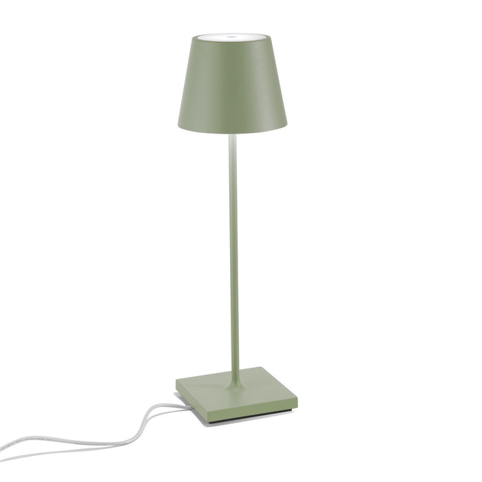 Zafferano LD0340G4 LED Table Lamp, Sage