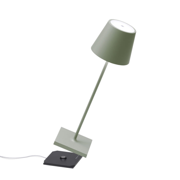 Zafferano LD0340G4 LED Table Lamp, Sage