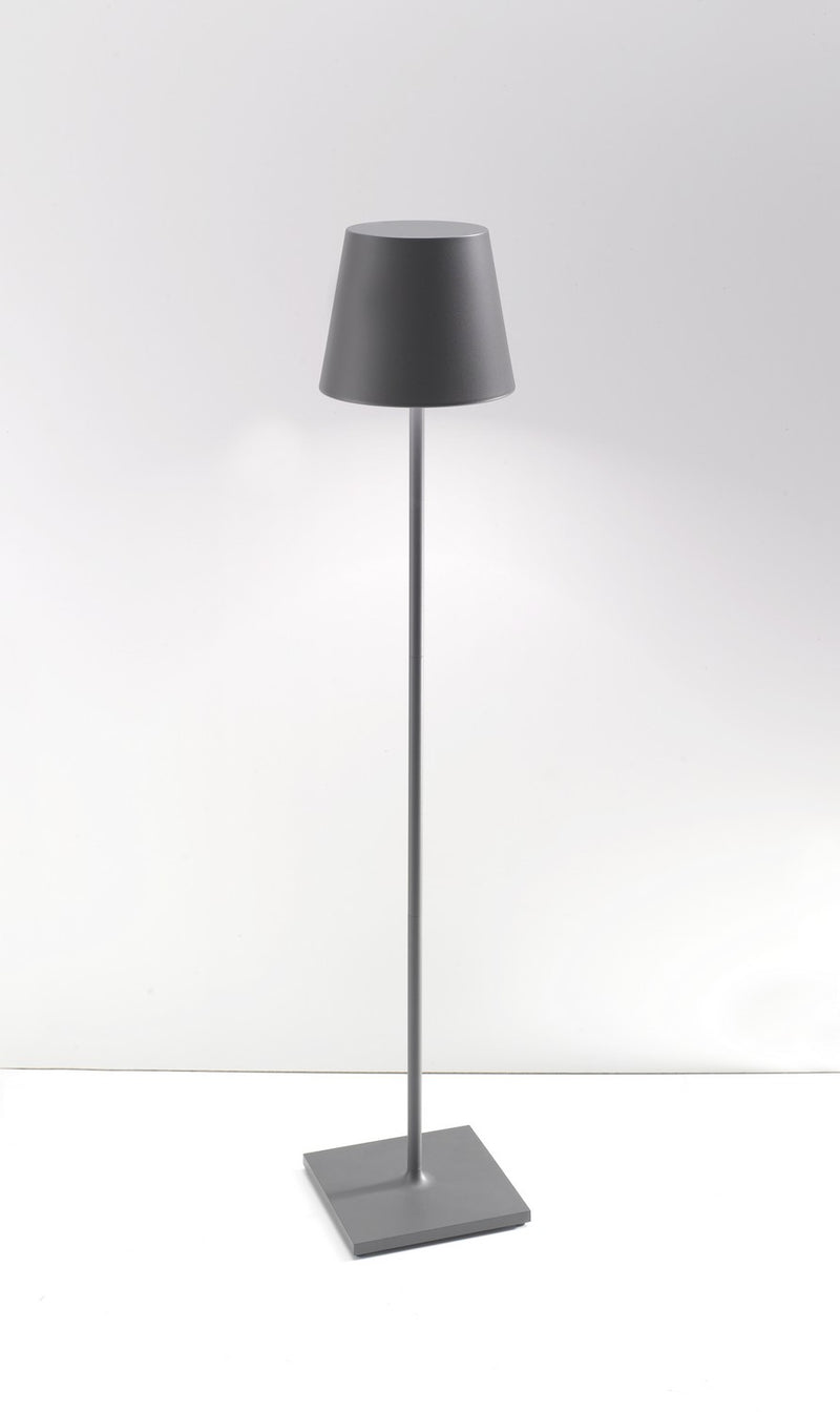 Zafferano LD0360N3 LED Floor Lamp, Dark grey
