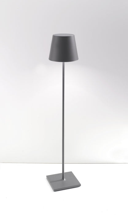 Zafferano LD0360N3 LED Floor Lamp, Dark grey