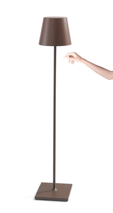 Zafferano LD0360R3 LED Floor Lamp, Rust